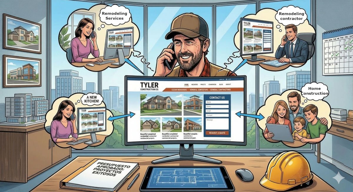 Diseño Web para Contratistas: ¿Qué debe tener un sitio web que genere clientes? 5 Diseño WEB para Contratistas