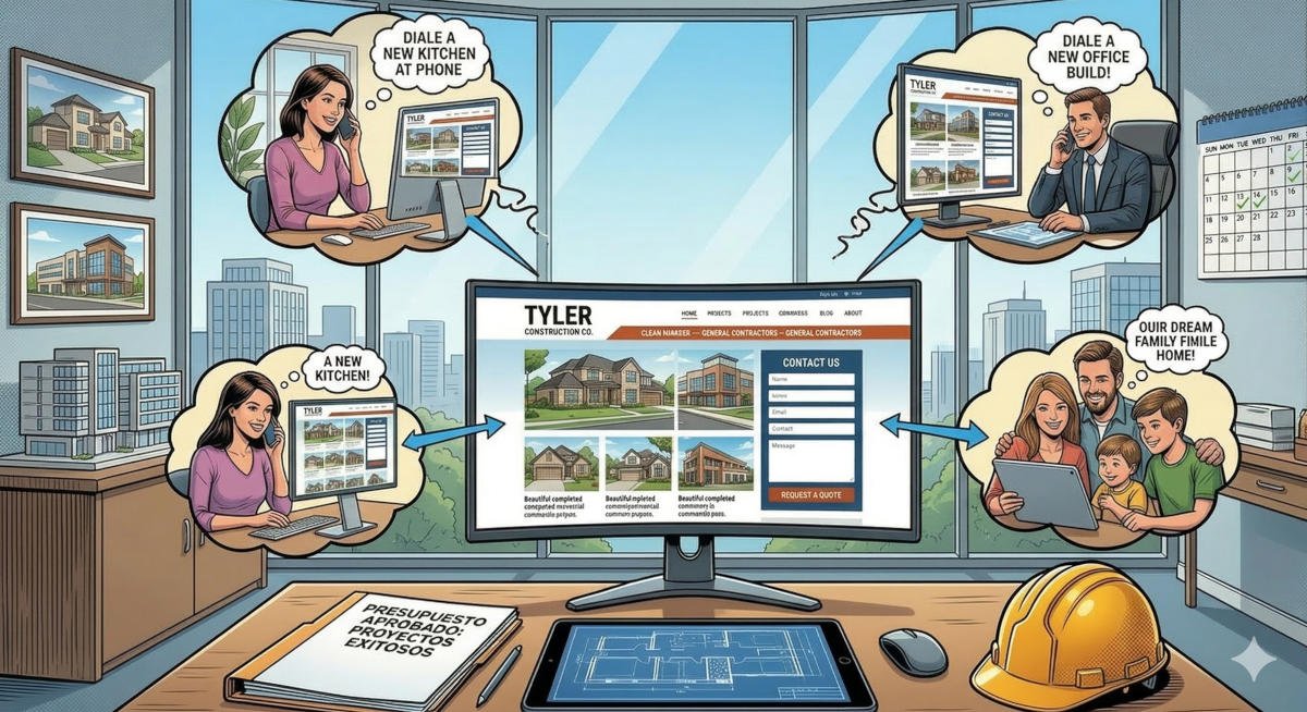 ¿Qué es un sitio web vendedor y por qué los contratistas lo necesitan? 4 Sitio web vendedor para contratistas